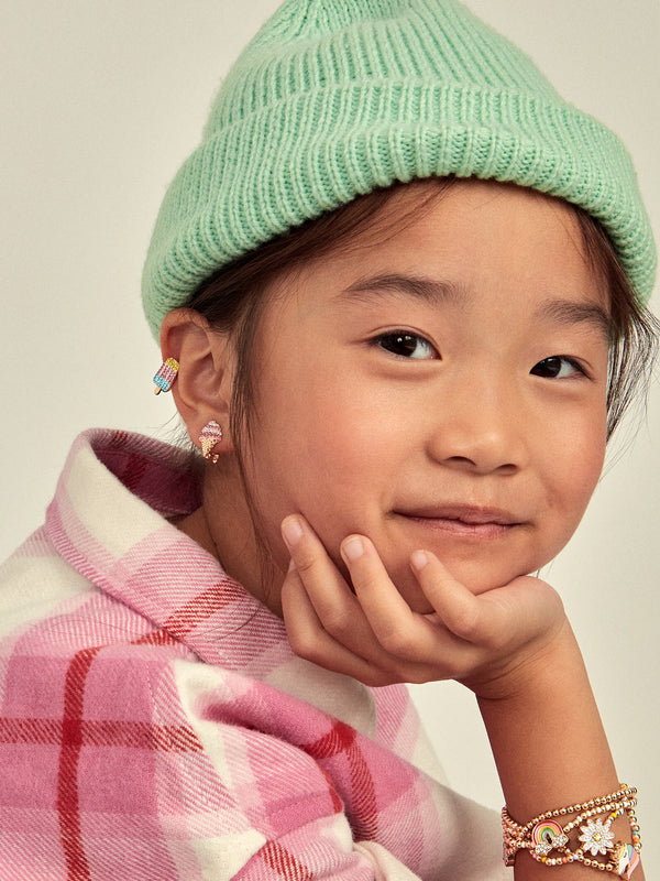 I Scream, You Scream Kids' Earring Set - Multi
