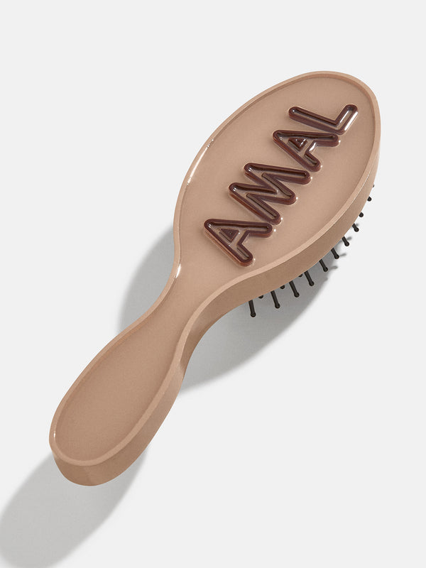 Fine Line Mini Custom Hair Brush - Fine Line Tan