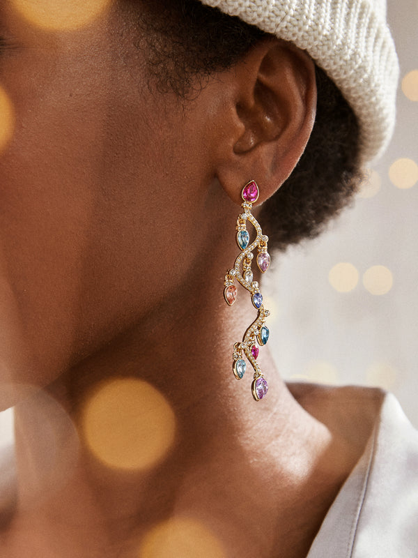 Bright Lights Earrings - Multi/Gold