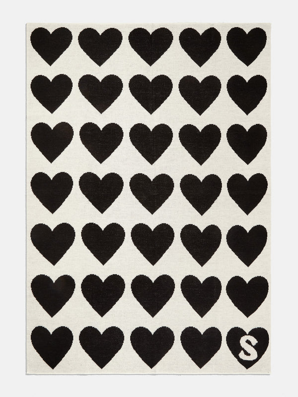 Wrapped in Love Custom Blanket - Black/White