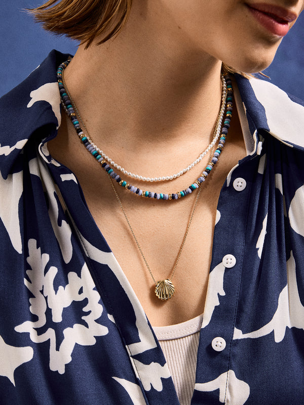 Out of This Shell Necklace - Gold
