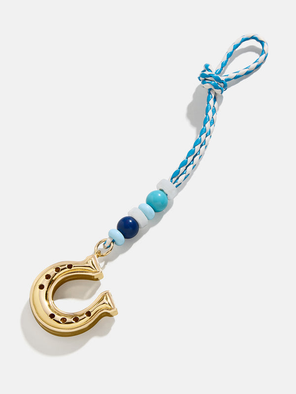 Lucky Hoof Bag Charm - Blue