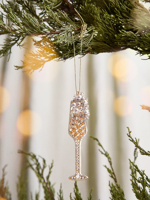 Sip Sip Hooray Ornament - Champagne Ornament